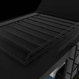 Black Steel Roof Rack (Custom)